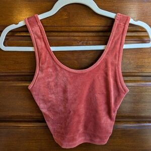 Aerie velvet scoop neck bralette top